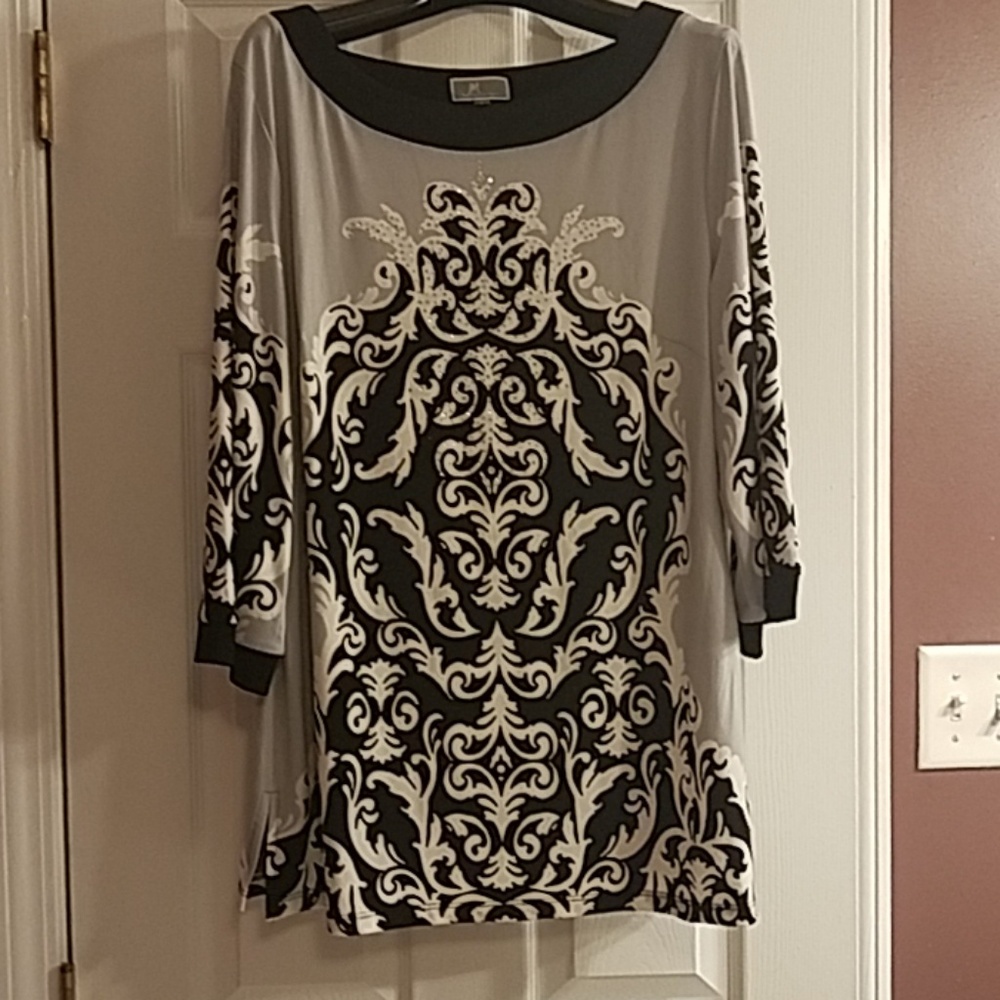 Women's Rhinestone Tunic Top